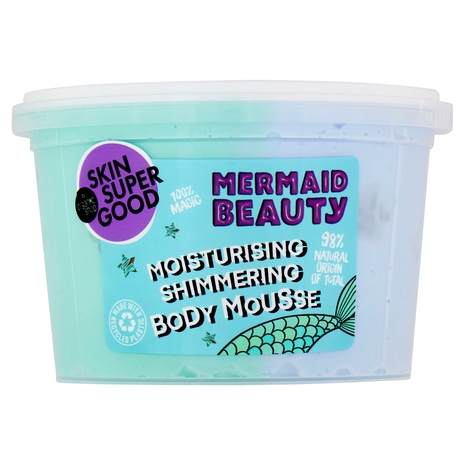 Skin Super Good Moisturising Shimmering Body Mousse Mermaid Beauty 250 ml